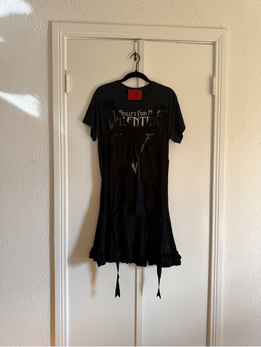 Dilara Findikoglu Bullet For My Valentine Graphic Short Sleeve T-Shirt Dress
